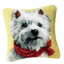 DIY Latch Hook Rug Kit for Children Learn Latch Hooking Tie Dog Pillowcase