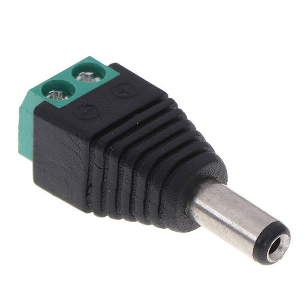 20x Male+Female DC Power Jack Connector Adapter Plug 2. 5.5mm for CCTV &B Gw