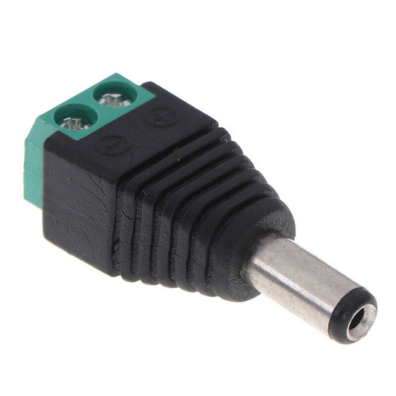 20x Male+Female DC Power Jack Connector Adapter Plug 2. 5.5mm for CCTV &B Gw
