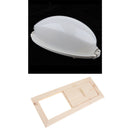 2pcs Oval Sauna Light- Explosion Proof Sauna Light Lamps with Cedar Sauna Louvre