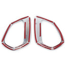 Chrome Car Back Rear Fog Light Lamp Cover Trim for Mitsubishi Outlander 201 R8A5