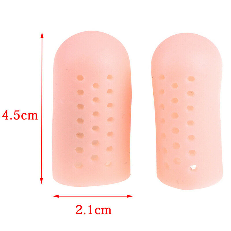 1Pair Toe Sleeve Gel Cover Protector for Bunion Massager Pain Relief Gel T Gw