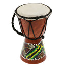 Professional African Djembe Drum Bongo Wooden Colorful Musical Instrument x1
