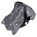2 in 1 Carseat Canopy and Nursing Cover Up with Opening,Large Infant Car Se