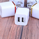 US Plug dual USB 2.1A/1A home wall power charger adapter for phone  OZ