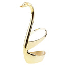 Swan Statue Cutlery Holder Fork Coffee Spoon Storage Organizer Golden