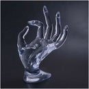 Hand Jewelry Display Holder Bracelet Support Portable (Transparent)