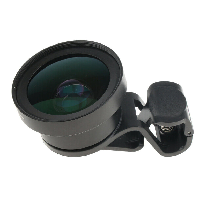 Cell Phone Lens Kit, 0.45X Super Wide Angle + 15X Macro Lens, 4K HD Lens for