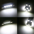 21pcs Car Interior Accessories Car Dome Door Footwell License Plate LED Bulbs