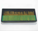 30 pcs THK TITANIUM coated Diamond rotary burr burrs points die grinder (TYPE 3)