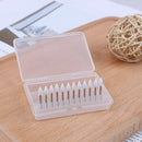 12Pcs dental polishing grinding sand stone materials teeth white Ew