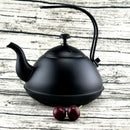 2L Tea Kettle Coffee Pot Steel Stovetop Teapot Stove Teakettles Black