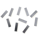 10pcs 2.54mm Single Row Female Pitch Header Socket Connector PCB 12 Pin Str P3I3