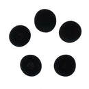5pcs Soft Elastic Sponge Microphone Head Cover for Headset Collar Mic A