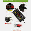 12V 6A Smart Lead-acid Battery Charger For Car Motorcycle 110V-240 W0I7 Hot B0X6