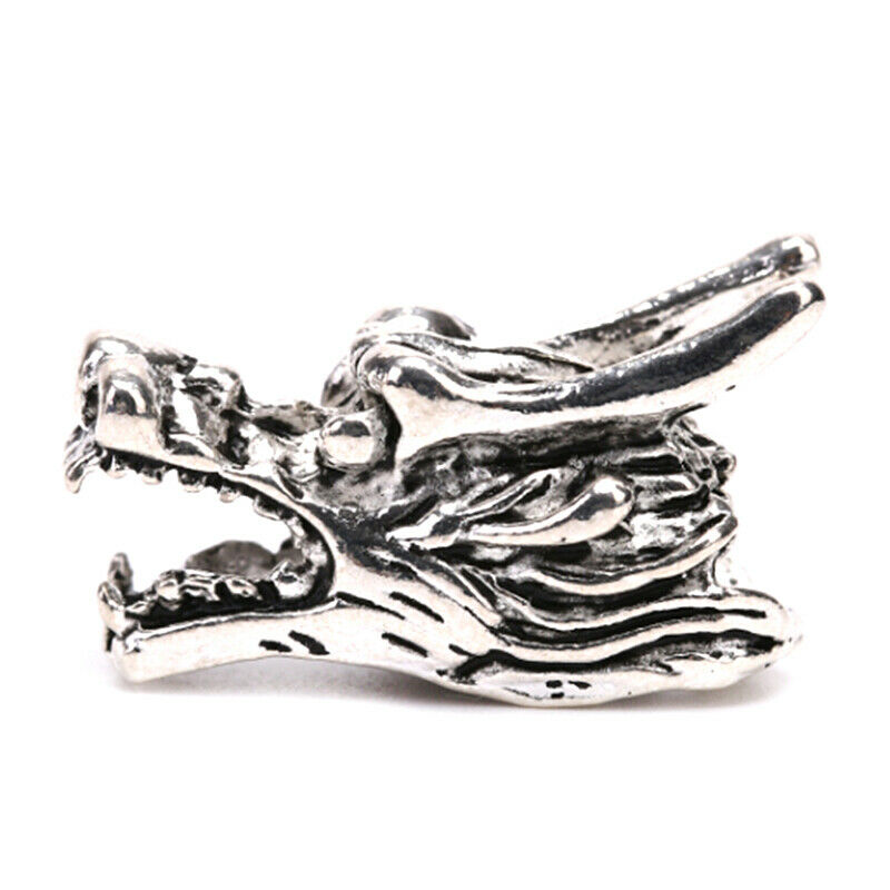 5pcs/set Dreadlocks Braid Tube Rings Dragon Head Loose Beads Hair Ring Jewel. Gw
