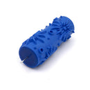 5in Embossed Paint Roller Sleeve Wall Texture Stencil Brush DIY Decoration Tool