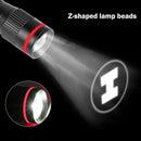 IP44 Waterproof Mini 600lm P8LED Flashlights 3 Modes Smart Glare Flashlight