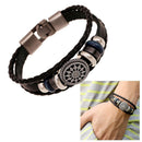 Top Fashion PU Retro Infinity Charm Wrap Men Women Bracelet Jewelry Punk Sty FT