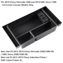 For 2019 Chevy Silverado 1500 / GMC Sierra 1500 Armrest Storage Box Center  F4F8