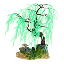 Simulation Artificial Willow Grass Fish Tank Plant Decor Aquarium Ornament