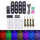 Car Interior Foot Light LED Atmosphere DJ Mixed Music Voice Control Lamp Ki Z0T0