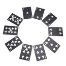Waterproof Plastic Playing Cards Game Black Poker Polish Poker Star Board GSEAU