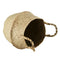 Seagrass Wickerwork Basket Rattan Foldable Hanging Flower Pot Planter F4F4