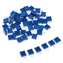50 Pcs 10 Ohm - 20K ohm Variable Resistor Potentiometer Kit 3296W