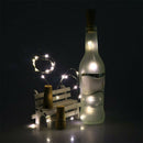10LED Cork String Fairy Light Waterproof Wedding Party Decor Lamp (White)