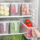 Kitchen Fridge Fresh Storage Box Refrigerator Plastic Crisper Container Wit T3U9