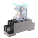 Dc24V Coil Power Relay 10A Dpdt Ly2Nj Hh62P-L Jqx-13F-2Z With Ptf08A Socket J2Q5