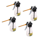 4 Pieces 250g, 300ml High Pressure Pump Oiler Oil Can Pot for Lubricants For All