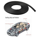 Car Motor Door Big D-Shape Rubber Seal Weather Strip Hollow 157 Inch 4M