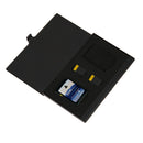 Aluminum 2 SD+ 2TF Micro SD Cards Pin StorageBox Case Holder Protector