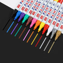 12pcs Car Waterproof Permanent Paint Marker Pen Tyre Tire Tread Rubber Metal
