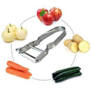 Stainless Steel Carrot Potato Fruit Peeler Vegetable Grater Kitchen Cooking P1B7