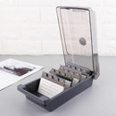 Splitter Index Tabs Business Card Holder Name Card Storage Box Organizer Case