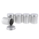 5Pcs Empty Containers with Screw Top for Cosmetics Spices Salves Beads 80ml