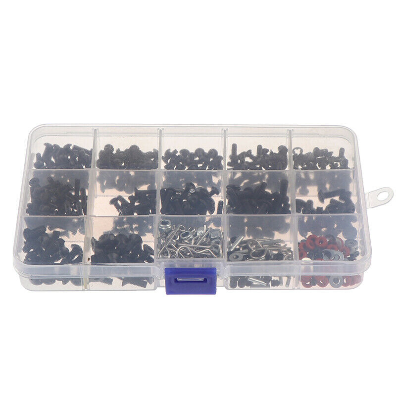 500PCs Repair Tool and Screws Box Set for 1/10 HSP RC  Gw