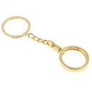 Metal Keychains Coin Keyring Souvenir Bitcoin Protector Key Ring 25mm Golden