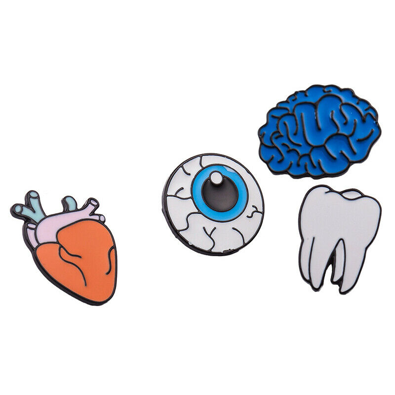 1 set Food alloy Pins Cute Brooch Set Pizza Hamburgers Hot Dogs Poached Egg D2C2