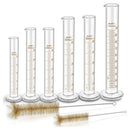 Thick Glass Graduated Measuring Cylinder Set Glass With Two Brushes I6N5