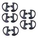 5Pairs Silicone Soft Ear Bud For Covert Acoustic Tube Earpiece For Two-way Radio