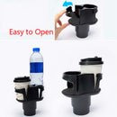 Carbon Fiber Center Console Drink Cup Holder Box For Car Interior Fitting QZB
