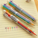 1 Creative Stationery Ballpoint Pen 6 colors Ballpoint Pen Study Pen NEW JCME