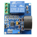 1x Working DC12V 0-10A AC Current Sensor Detection Module Switch Output PCB Blue