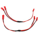 2 Pieces JST Plug Splitter, JST Male Female Y Cable Adapter, Battery Charging