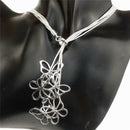 Beauty Multilayer Choker Statement Butterfly Pendant Chain Necklace Jewelry