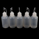 5Pcs 30ml plastic DIY paper quilling glue applicator needle squeeze bottle BX
